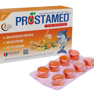 Kẹo ngậm quất gừng mật ong Prostamed